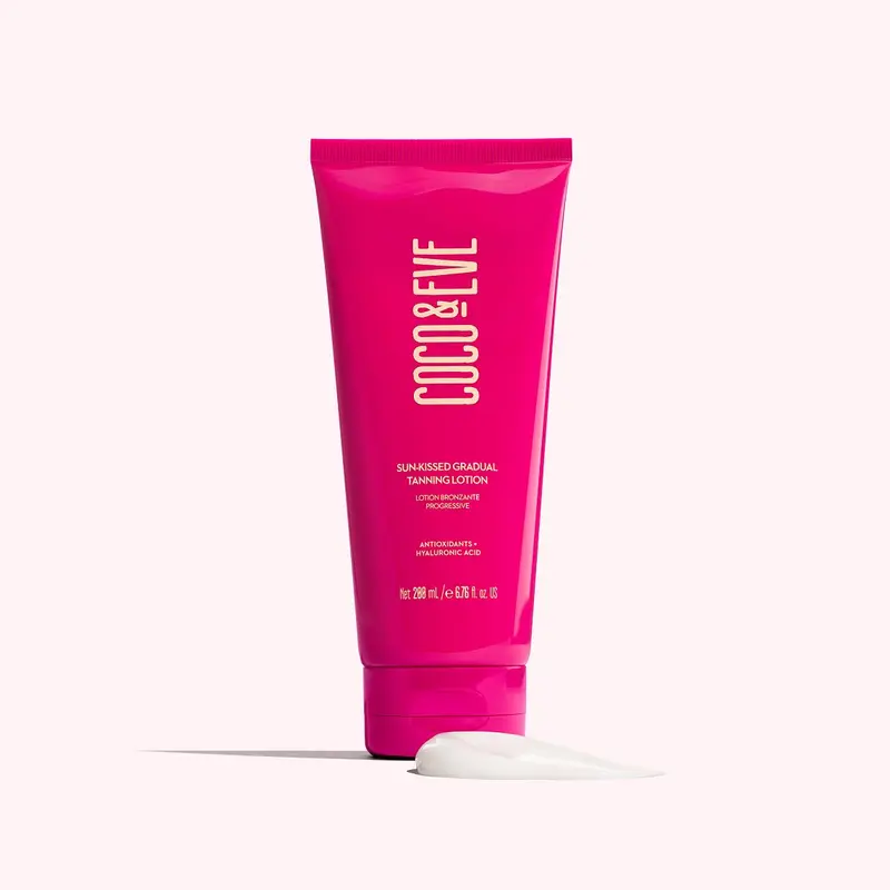 Coco & Eve Sunny Honey Sun-kissed Gradual Tanning Lotion - Buildable Tanning Lotion, Natural Looking Streak-Free Glow, Vegan, Suitable For All Skin Types