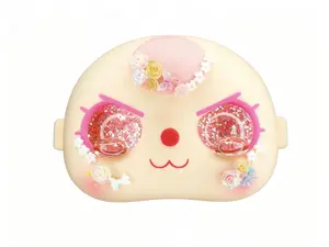 Baby Three Replacement Face Plate 400%-600% – 3D Floral Design with Slow-Flow Glitter Eyes – DIY Handmade Doll Accessory for Collectors Custom