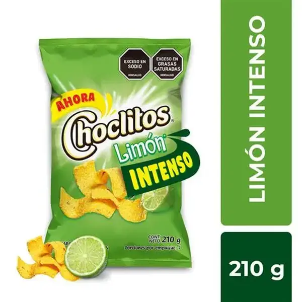 CHOCLITOS LIMON 210g CHOCLITOS LIMON 210g
