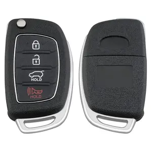 2013-2016 Hyundai Santa Fe / 4-Button Flip Key Remote / PN: 95430-4Z101 / TQ8-RKE-3F04 (AFTERMARKET)