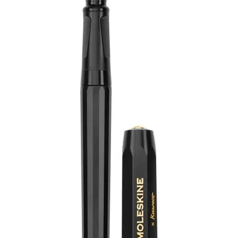 Moleskine x Kaweco Refillable Plastic Smooth Writing Pen - 0.7mm Point, Black Ink, Office Stationery Ink Roller Pens & Refills Writing Tool