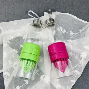 Lemon water bottle infuser Kitchen Glass Stainless Steel Utensils Lid