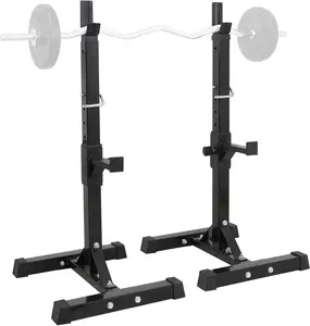 ZENY Adjustable Squat Rack Stand, Barbell Rack for Bench Press, Weight Lifting