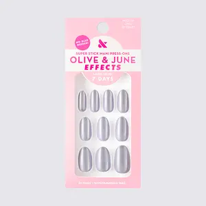 BP Velvet | Medium | Oval - Tab Press-On