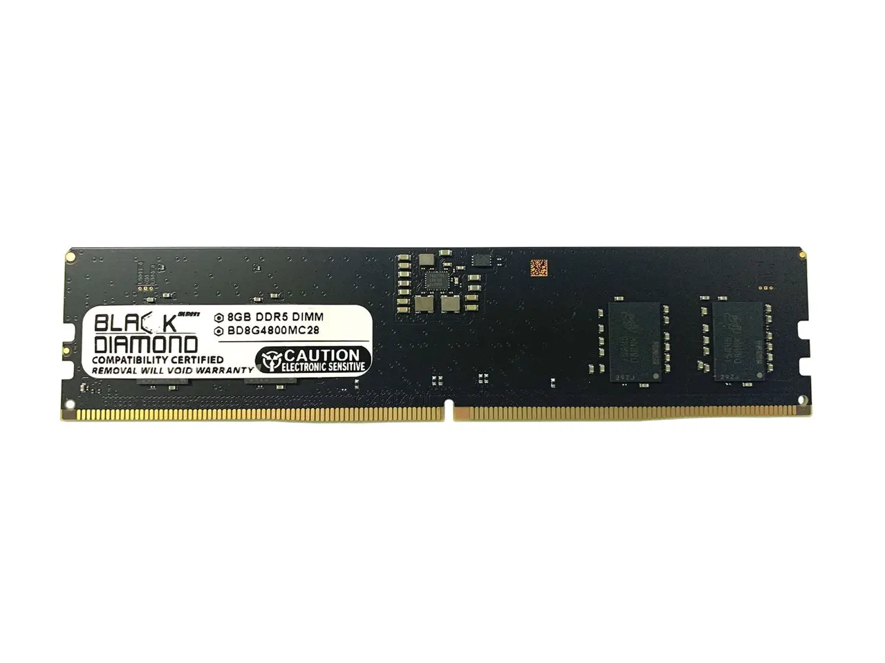 Black Diamond 8GB (1Rx8) DDR5 4800 Memory  BD8G4800MC28