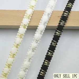 5meters/16.4ft New Fashion Accessories, Lace Supplies for Underwear, Elegant Headbands, Bamboo Three Rod Plaid Trim