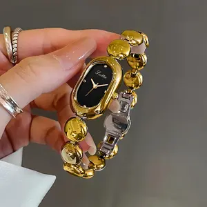 Stylish Women's Bracelet Watch Quartz Waterproof Scratch Resistant Minimalist Fashion Elegant for Daily Wear Birthday Party Gift Fashion Accessories