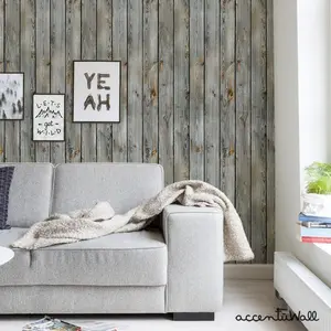 Vintage Wood Wallpaper - Peel and Stick