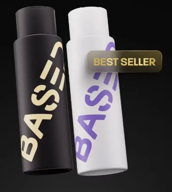 BASED Shower Duo | Shampoo + Conditioner | Deep Clean, Hydrates, Soothes Scalp, Boosts Volume | Fresh Peppermint | Science-Backed Formula | 12oz Each