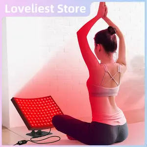 Red Light Therapy Panel Full Body 850nm Infrared LED Device with Stand 120W High Power Lamp for Skin Beauty Home Care