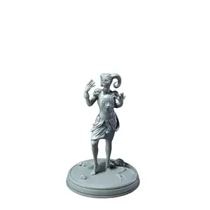 Lomasi Song of the Satyr 3D Resin Miniature - Detailed Print, Handcrafted, Paintable, Custom Dungeon Minis for DnD Fantasy Tabletop Game, Home Decor Statue Figurine Ornament