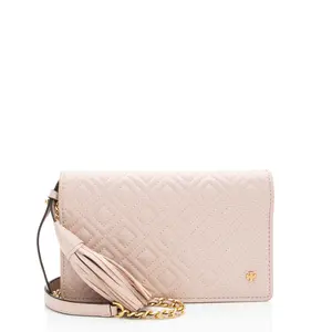 Pre-owned Tory Burch Leather Clutches & Wristlets Flemming Wallet Crossbody