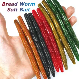Nova Senko Worm Soft Bait 10cm 14cm Salt Scent Infused Realistic Noodle Lure - 20pcs