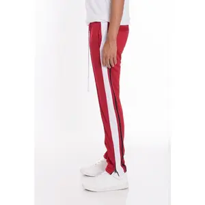 STRIPES TRICOT TAPERED PANTS