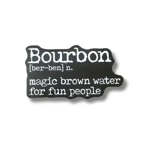Bourbon Matte Vinyl Sticker