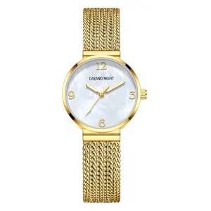 Luxury Women's Quartz Watch - Fashion Designer Watch with Gold Dial, 2 Size Options for Party, Evening & Daily Wear, Ideal Gift for Valentine's Day, Anniversary & Birthday