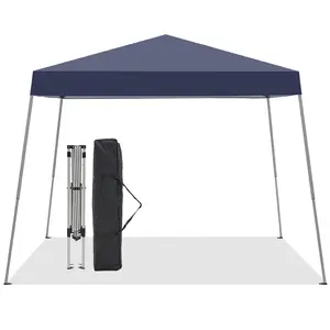 【Clearance】GDY 10×10 Pop-up Canopy Tent Slant Leg Portable Gazebo Canopy Outdoor With Carrying Bag