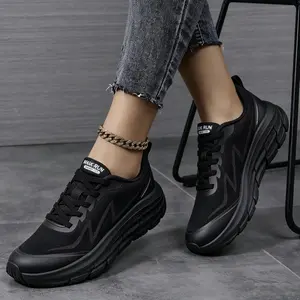 KOLILI Women's Platform Cushioned Sneakers | All-Day Comfort Walking Shoes | Non-Slip Breathable Running Shoes