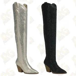 Rhinestone Western Boots