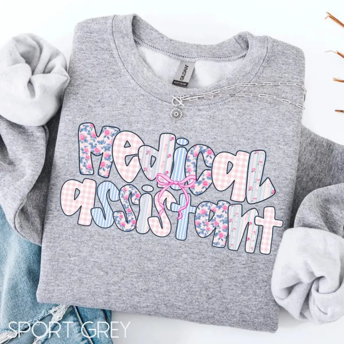 Medical Assistant Sweatshirt, CMA Gifts, MA Sweater
