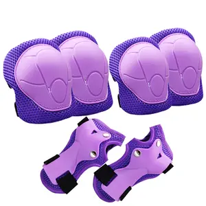 Kids' Protective Gear Set (6 Pcs) - Knee Elbow Wrist Pads for Balance Bike, Skiing, Skating & Skateboarding, Cold-Resistant Impact Protection
