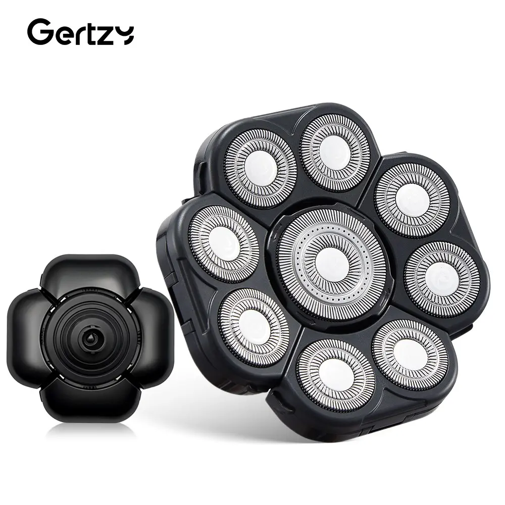 9-Blade Universal Electric Shaver Replacement Heads, Detachable Head Shaver, Easy Installation, Lightweight, Compatible with Various Models, Shaver Attachments, Smooth Face and Head Shaving Accessories, Shaving Products, Shaver Razors