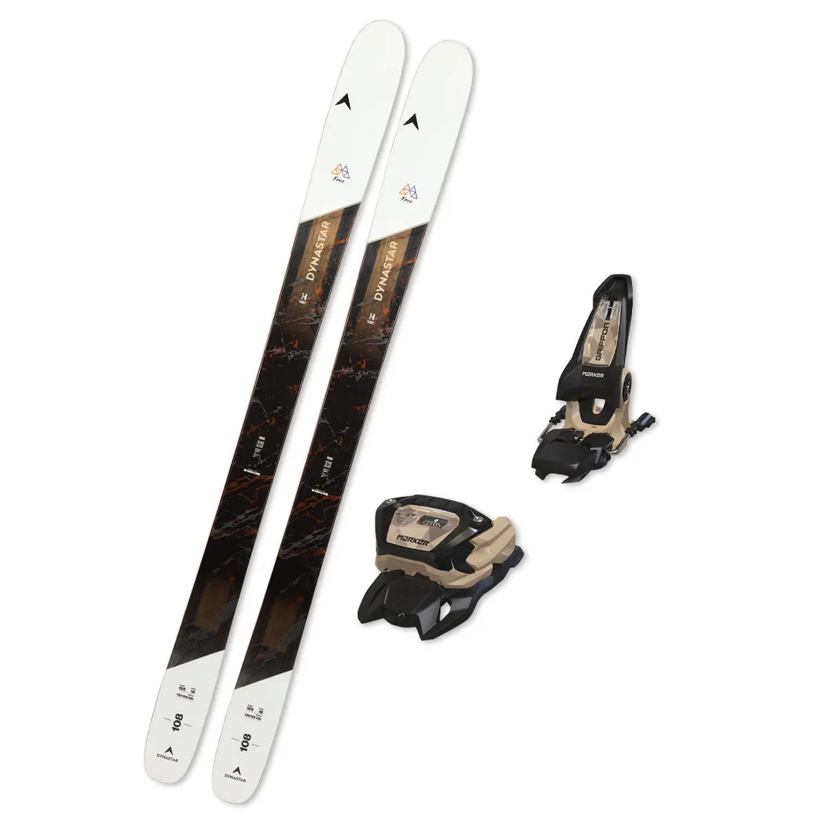 2026 Dynastar M-Free 108 + Marker Griffon 13 ID Bindings