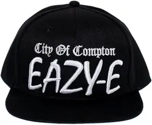 City of Compton Hat Vintage (Circa 2000s) West Coast Adult Embroidered Cap Snap Black