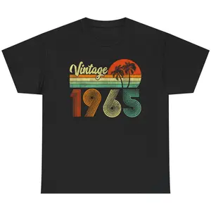 BORN IN 1998 Vintage 1965 Funny 60th Birthday Gifts 60 Years Old Retro T-Shirt - Cotton Menswear Top Unisex