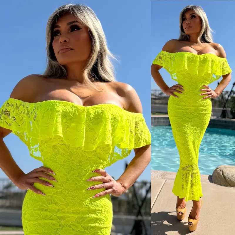 Neon holiday dress - TikTok Shop Neon holiday dress - TikTok Shop