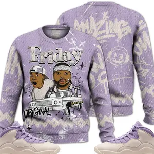 10 Hydrangeas Outfits, Hydrangeas Wild Grape 10s Ugly Sweater, Meme Friday Streetwear Unisex Sneaker Matching Shirts