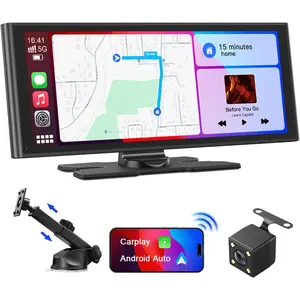9.26" Portable  Screen for  with    Play &   Screen, OTA Upgrade, Backup Camera, Voice Control, GPS Navigation, Mirror Link,  5.0, FM, AUX