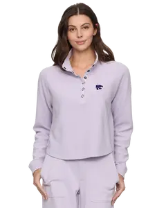 KANSAS STATE ADRIANA SNAP PULLOVER