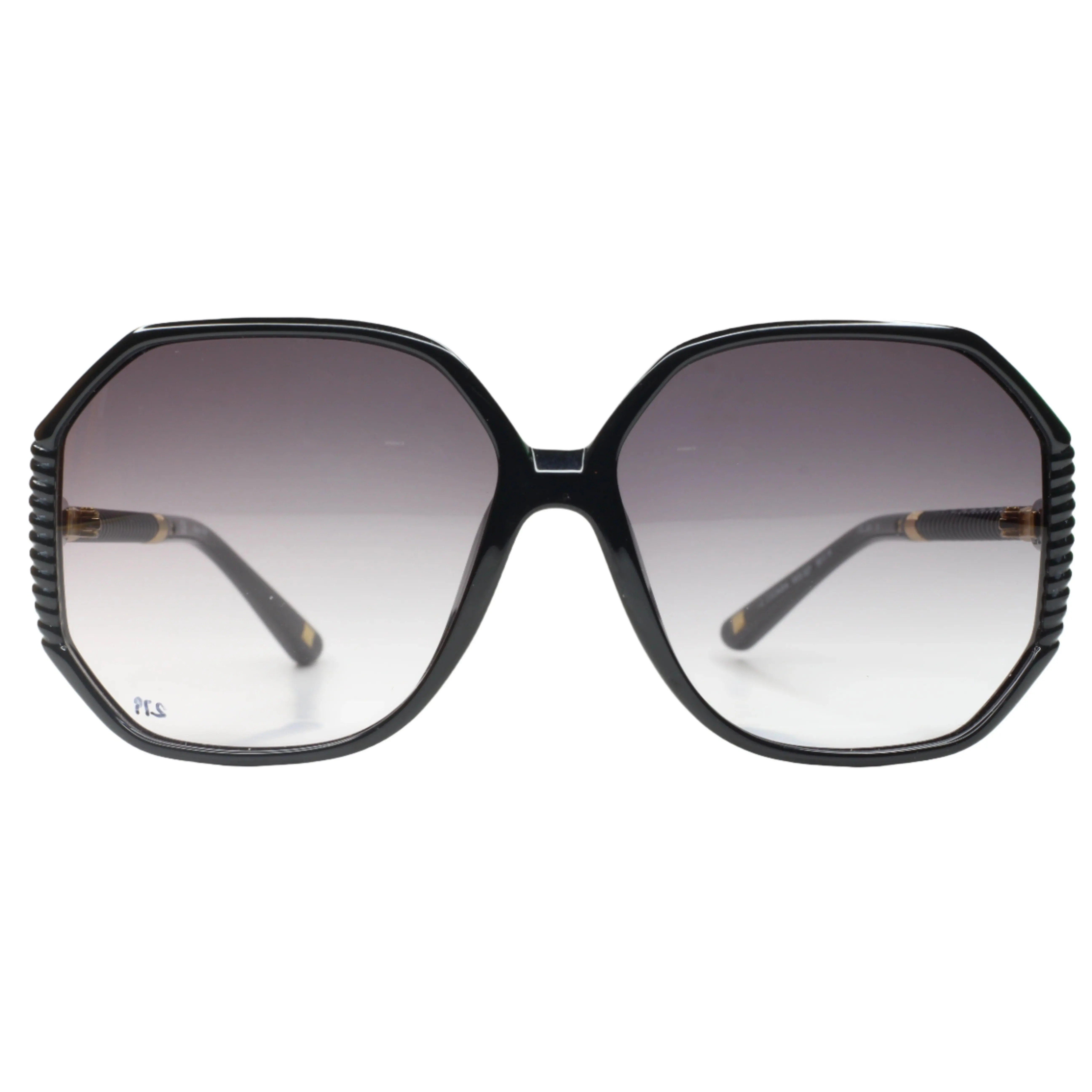 Escada SES227 Z42X Black Acetate Gradient Designer Italy Sunglasses -Wo