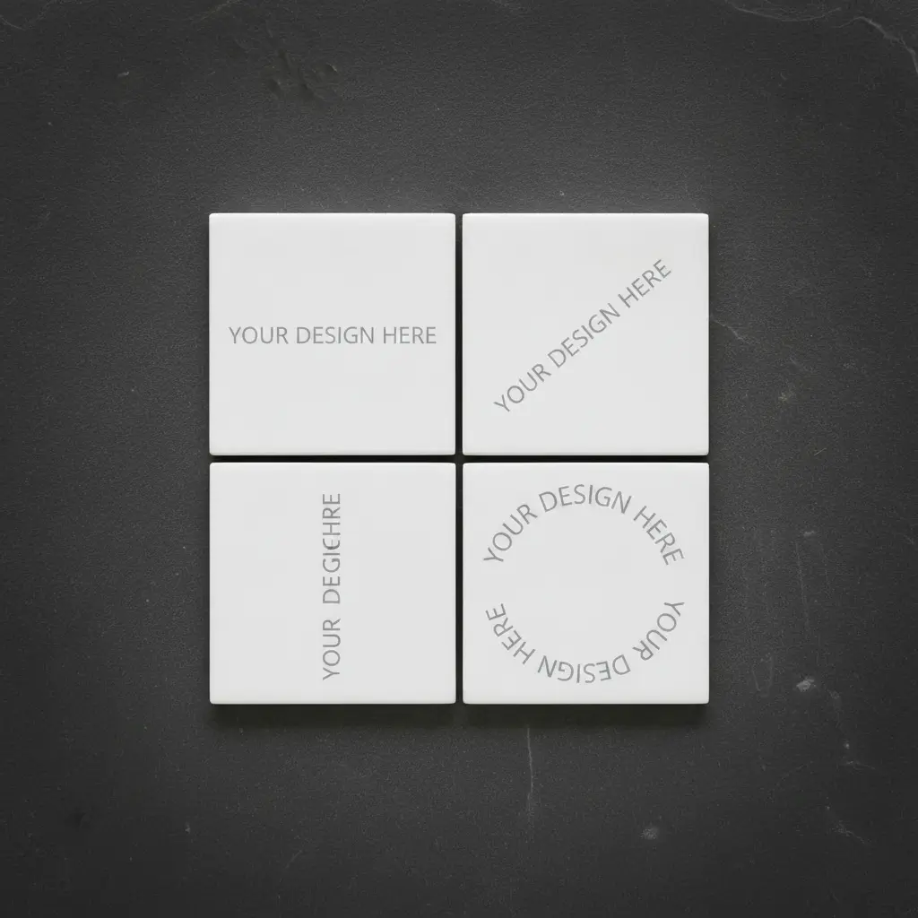 Custom Ceramic Coaster Collection — Set of 4 (Copy)
