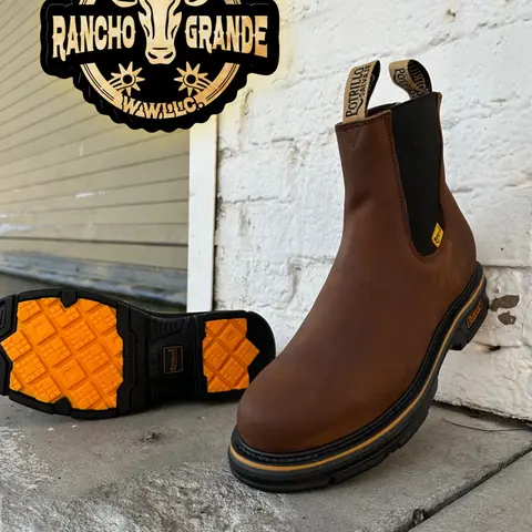 Oil and Slip Resistant Mens Work Boots  / Botin de Trabajo para Hombre con Suela Resistente a Resbalones