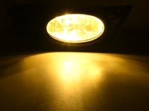 Nilight Fog Light Assembly Compatible with Honda Civic Sedan 2009 2010 2011 4 Door with Amber Lens Lamps Replacement H11 12V 55W Bulbs