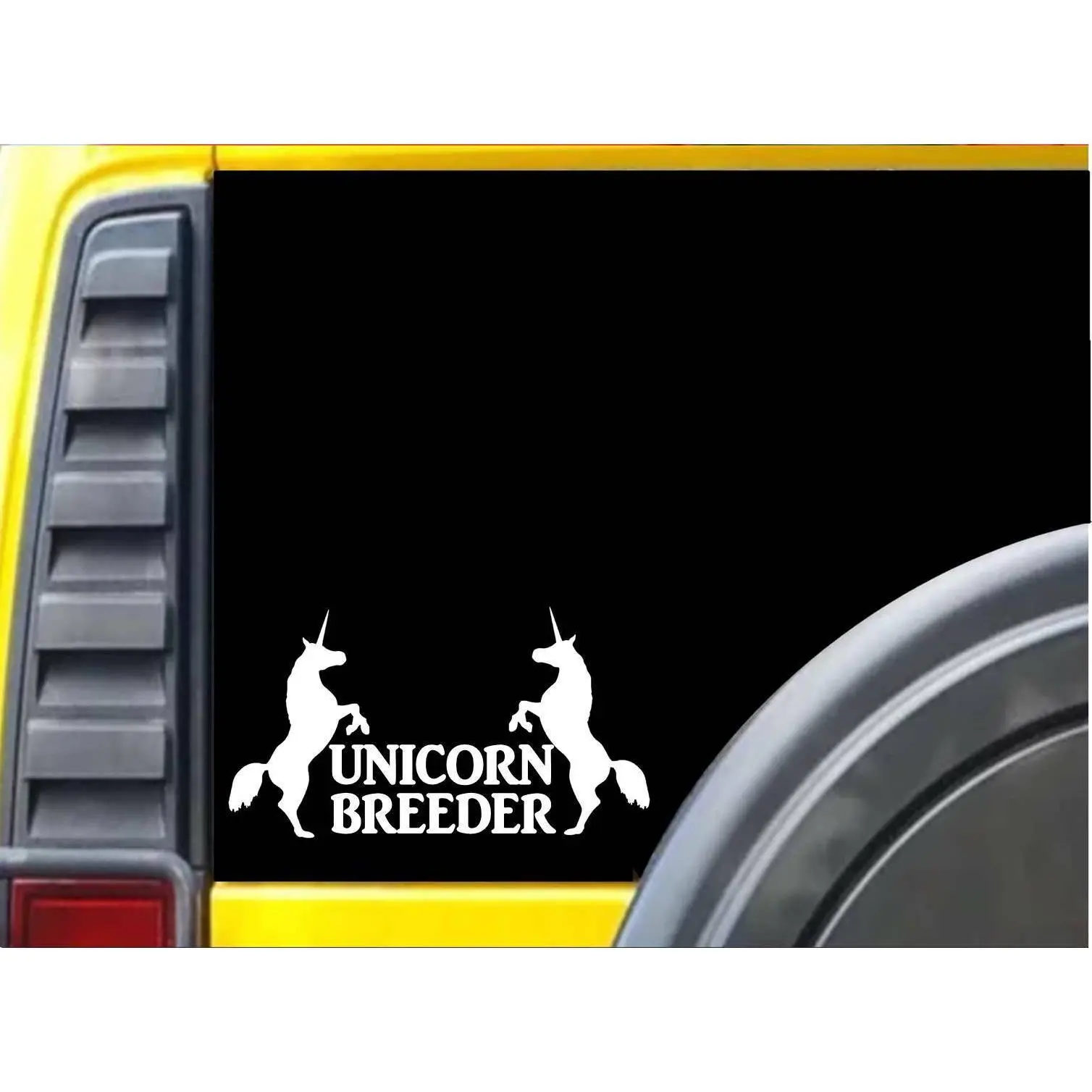 Unicorn Breeder L031 8" sticker decal