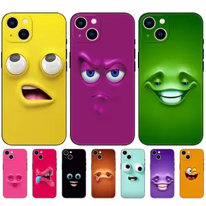 Funny face phone case suitable for iPhone 16 15 14 13 12 11 Pro MAX