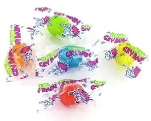 Cry Baby Extra Sour Bubble Gum 1 LB Bag of Individually Wrapped Gumballs 5 Delicious Sour Flavors Lemon Cherry Berry Orange Apple Perfect Sour Gumballs for Parties and Treat Bags