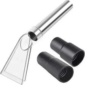 3pcs (3 sizes)Extractor Attachment for Upholstery & Carpet Cleaning Accessory Hand Wand with Viewing Head Auto Detailing Vacuum Head Hand Tool for Truck Mount & portable Extractor Vacuum Cleaner Adapters