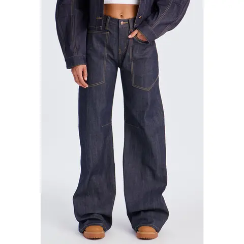 Premium Selvedge Jeans - Dark Denim