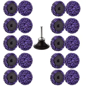 21 Pcs 2" Quick Change Easy Strip Discs Angle Die Grinder Attachments for Stripping Paint, Cleaning Welds, Removing Rust, Scale and Oxidation