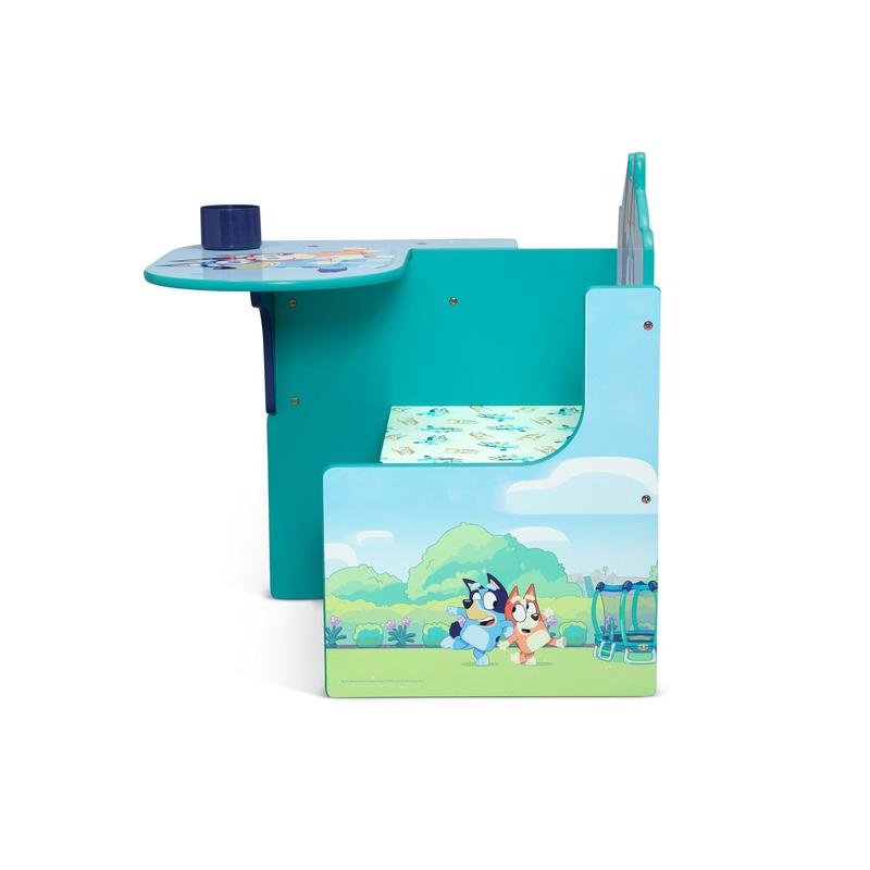 Bluey Chair Desk with Storage Bin