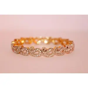 Emerald Cut Tennis Bracelet Rhodium Plated - CZ Double Lock Safety Clasp