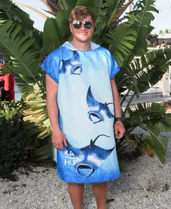 Hahalua - Premium Suede Microfiber Towel Poncho