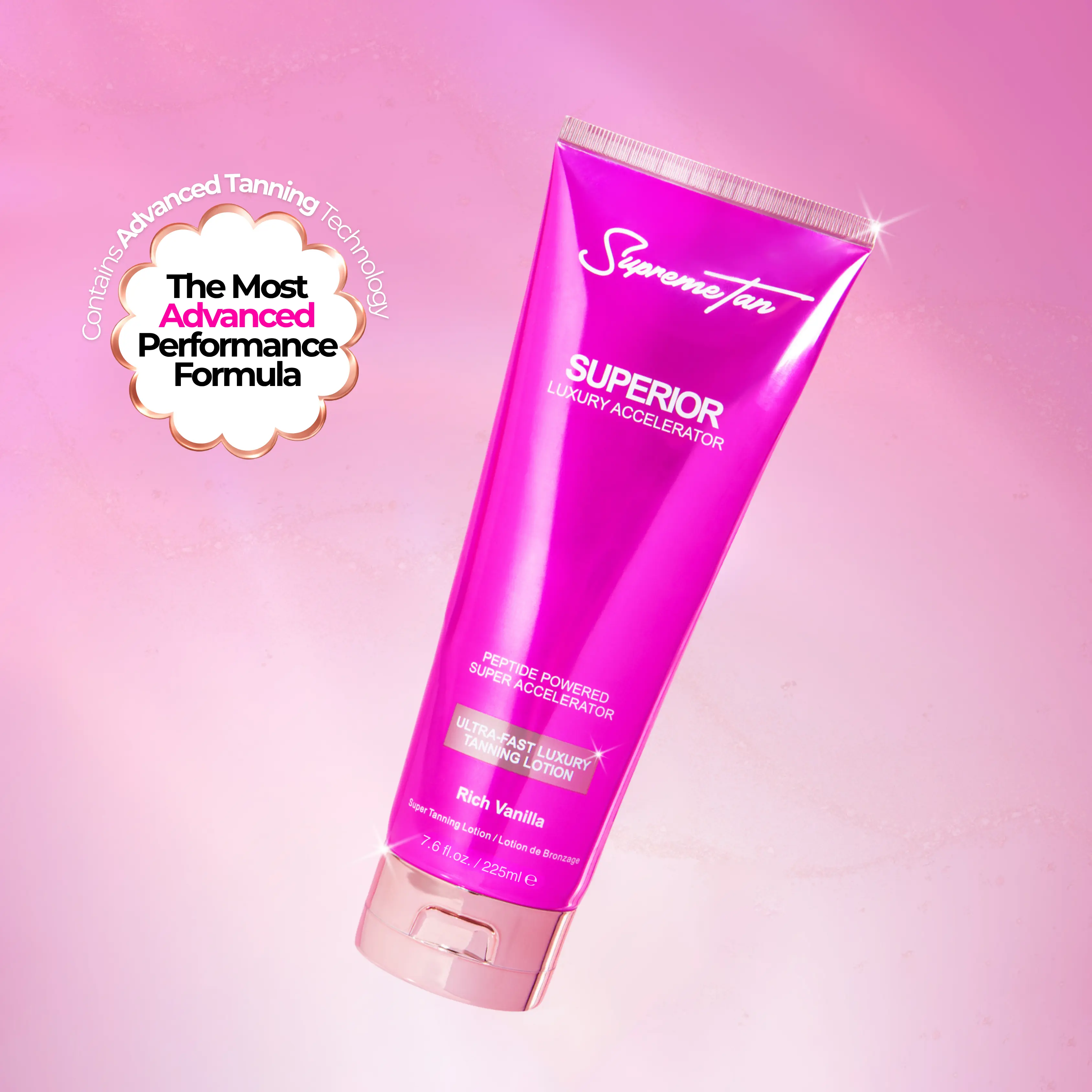 SupremeTan SUPERIOR Luxury Tanning Accelerator Lotion - Vanilla 