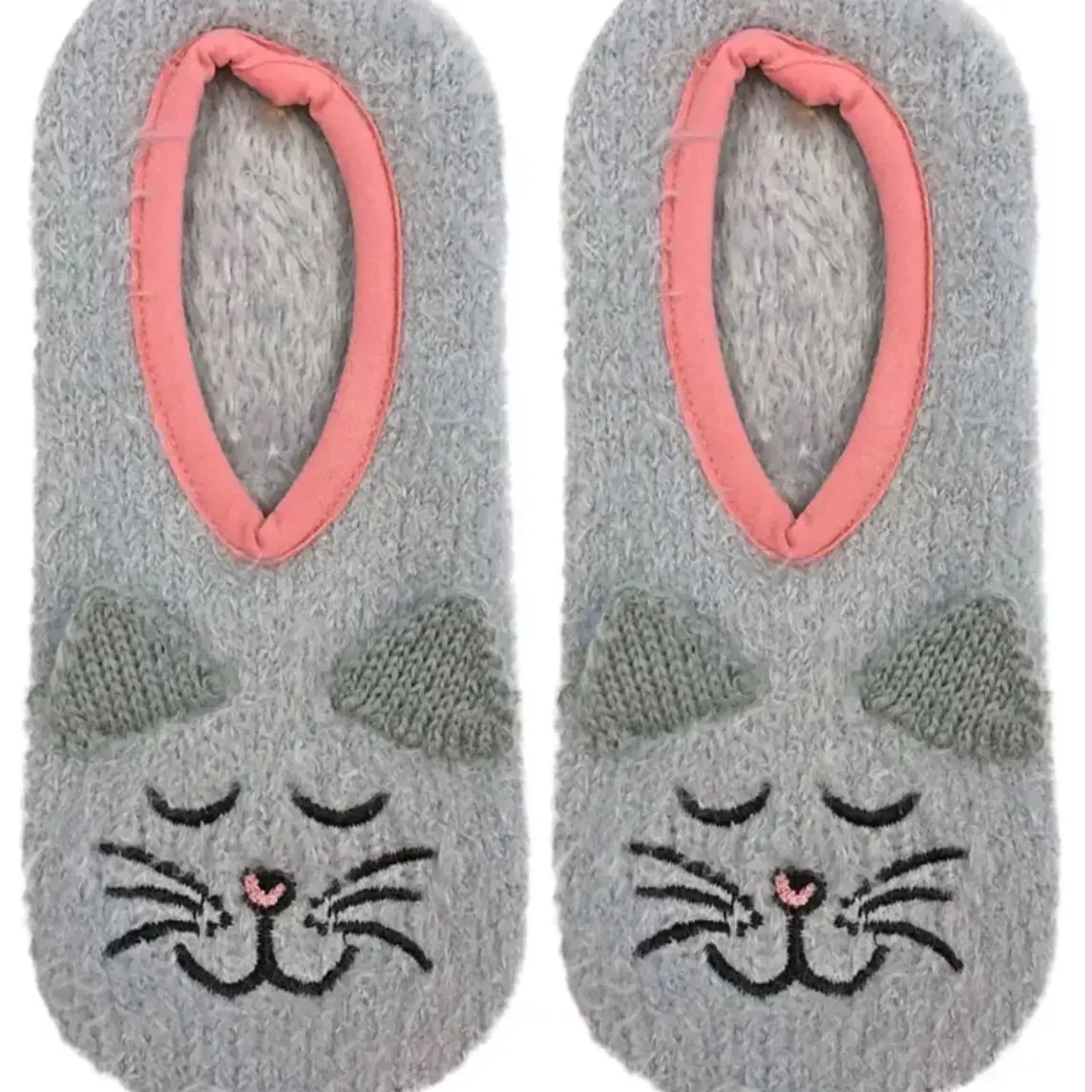 Fuzzy Cat Slipper