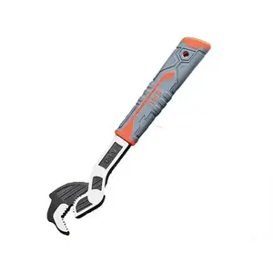 Industrial Multi-Function Self-Locking Pipe Wrench Tool, Heavy Duty Plumbing Wrench, Adjustable 6'' 8'' 10'' 12'', Quick Electric Hose Clamp Wrench
