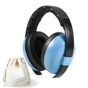 Summer Spring Gift Baby Ear Protection Noise Cancelling HeadPhones Ages 0-3 Years | Infant Hearing Protection Earmuffs -Blue